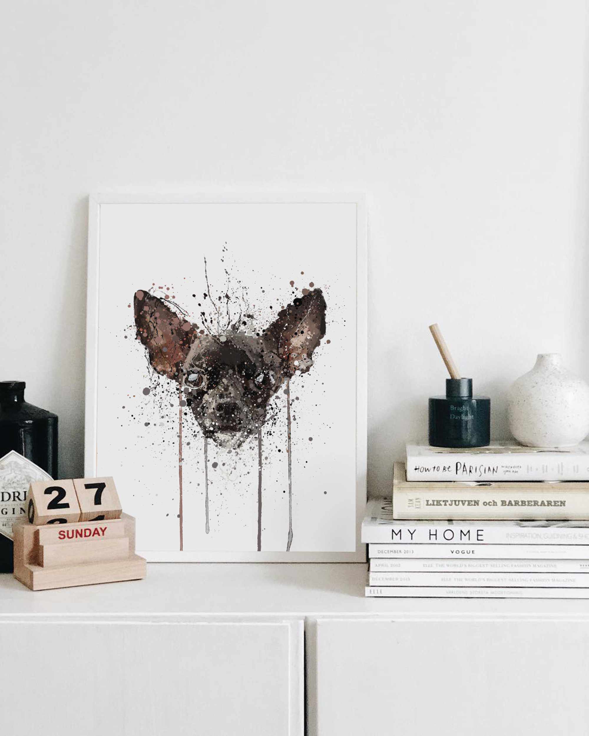 Chihuahua Wall Art Print WE LOVE PRINTS