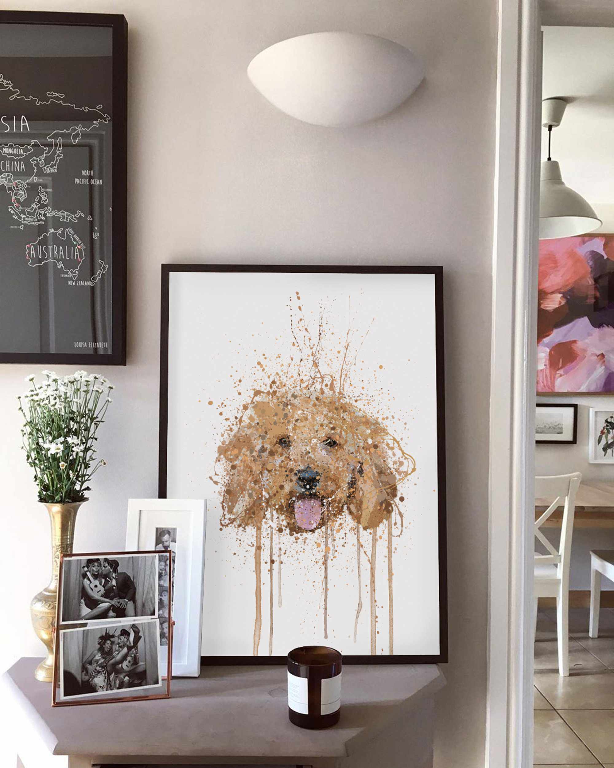 Cockapoo wall art best sale