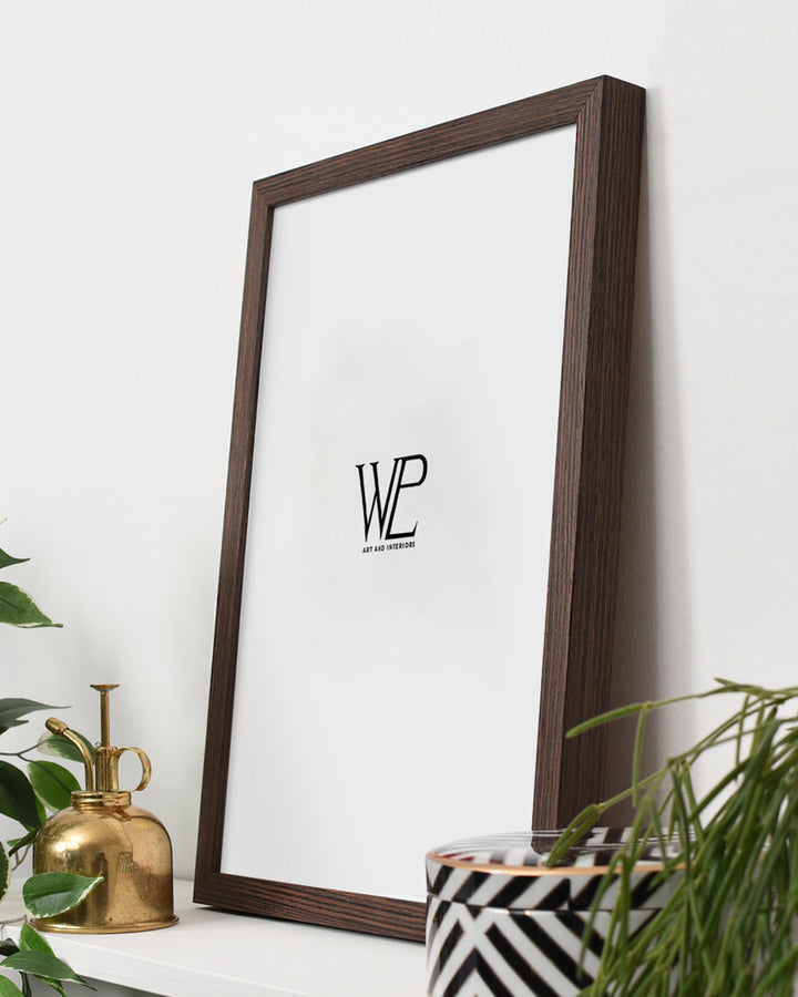 Premium Dark Walnut Picture Frame, A5 Size Photo Frame